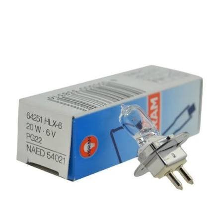 6V20W Halogen bulb for Appasamy, Labomed & Zeiss Slit Lamp